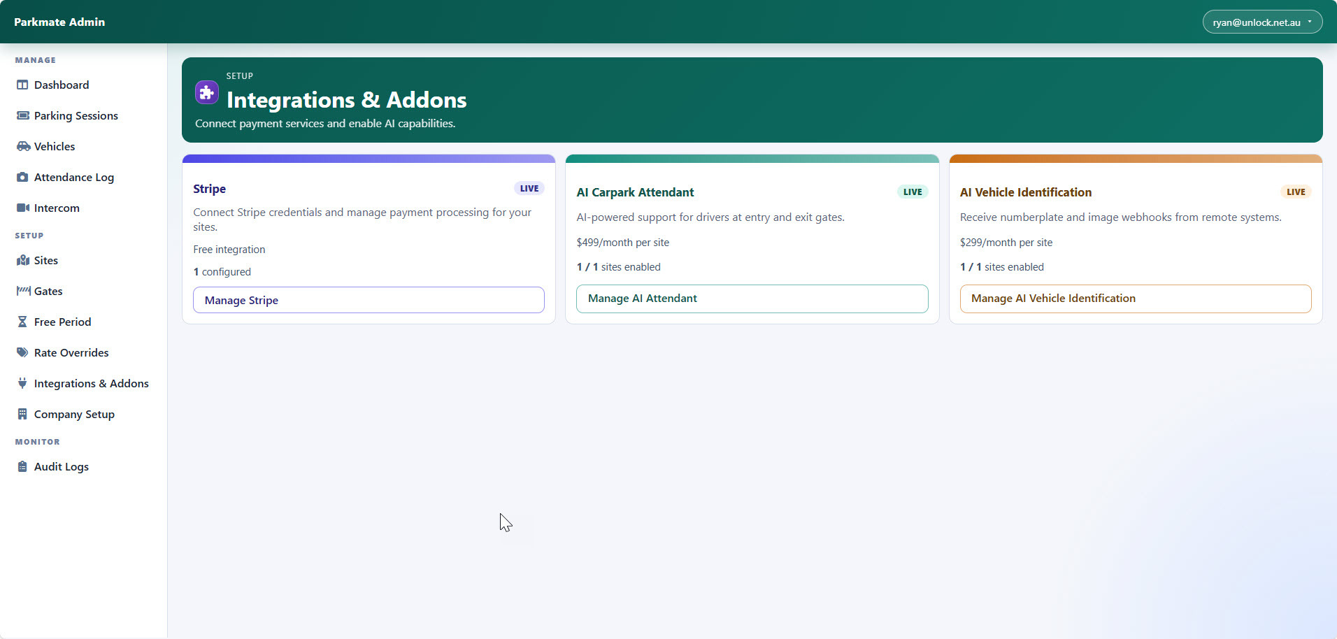 Integrations and add-ons